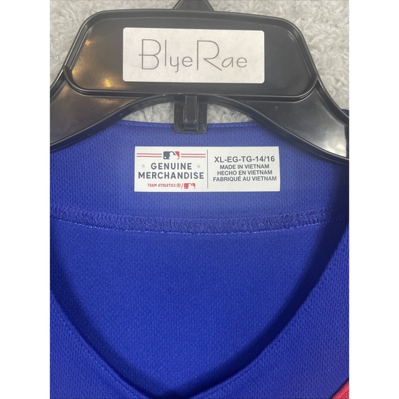 MLB Genuine Merchandise Chicago Cubs Women's Jersey Button Up Sz XL Clean - Picture 4 of 9